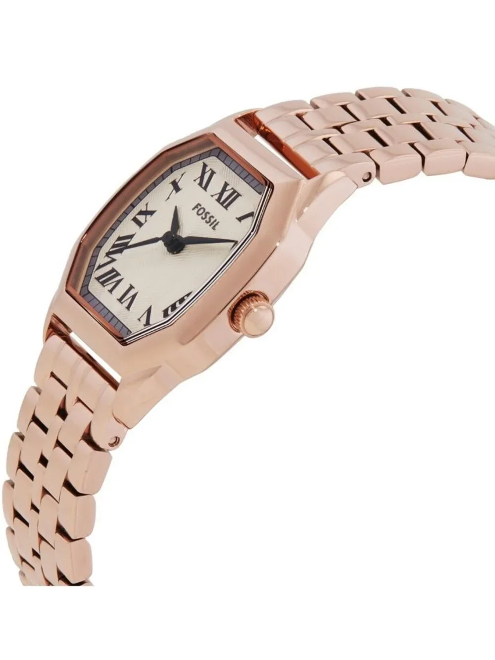 NWT Fossil Harlow Quartz Cream Dial Ladies Watch